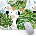 thumbnail image 1 of Square Leaf Pattern Mouse Pad NonSlip Rubber Base Waterproof Mousepad for Office Laptop Contemporary Design Enhance Your Desk with NatureInspired Art 9.5x7.9 inches, 1 of 1
