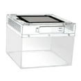 thumbnail image 2 of Terrario de reptiles, caja de cría, contenedor transparente, tanque para reptiles para escorpiones 20 cm x 20 cm x 15 cm, 2 of 8