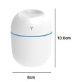 thumbnail image 2 of Mini humidificador portátil, pequeño humidificador de niebla fría, humidificador de escritorio personal USB, 2 of 5
