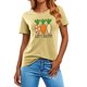 thumbnail image 2 of Mujeres Manga Corta de Verano Tops Pascua Impresa Cuello Redondo, Blusa de Moda Casual para la Primavera, 2 of 5