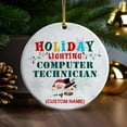 thumbnail image 3 of Computer Technician Christmas Ornaments 2025 for Women Friendship, Appreciation Gifts for Coworkers - Christmas Decorations Ceramic Ornaments l2Wbgj (Computer Technician), 3 of 4