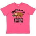 thumbnail image 3 of Inktastic Sloths Are My Spirit Animal with Cute Sloth Illustration Youth T-Shirt, 3 of 5