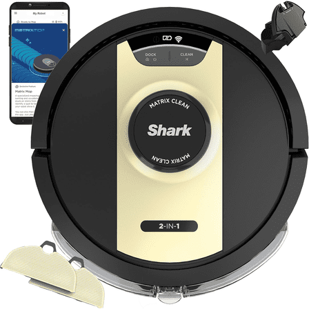 Open Box Shark RV2410WD IQ 2-in-1 Robot Vacuum and Mop