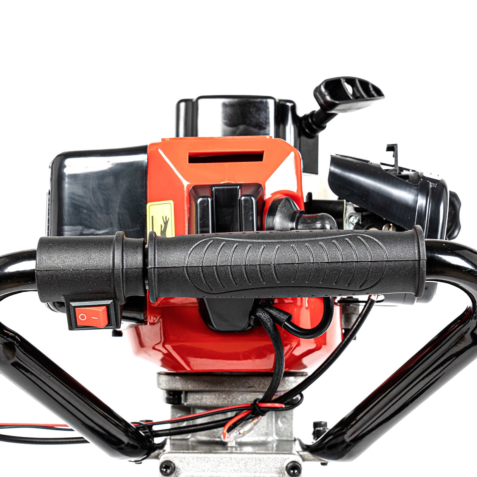 Powered T-Posts Pile Driver, 2-Stroke 32.6CC Gasoline Jack Hammer Post Piling Driver, Handheld Pile Pounder, Internal Vibration Dampening