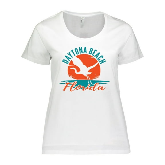 Inktastic Daytona Beach Florida Vacation Trip Women's Plus Size T-Shirt