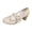 White, variant on Mary Jane High Heels Bowknot Strap Comfortable Dress Shoes for Ladies Women's Party Wedding