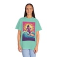 thumbnail image 4 of Jesus Surfing Coming for Us Unisex Garment-Dyed T-shirt, 4 of 4