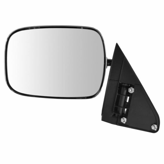 TRQ Mirror Manual Chrome Pedestal Style LH Left Driver Side for Chevy GMC MRA06335 Fits select: 1988-2000 CHEVROLET GMT-400, 1995-1999 CHEVROLET TAHOE