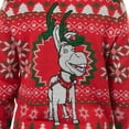 thumbnail image 5 of Shrek Ugly Christmas Sweater Men's Donkey Fair Isle Holiday Knit Pullover, 5 of 6