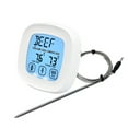 thumbnail image 3 of Digital Meat Thermometer Food Thermometer for Meat Fish Timer Contact Screen Waterproof Smoker Grill BBQ Thermometer for Cooking Grilling, 3 of 8