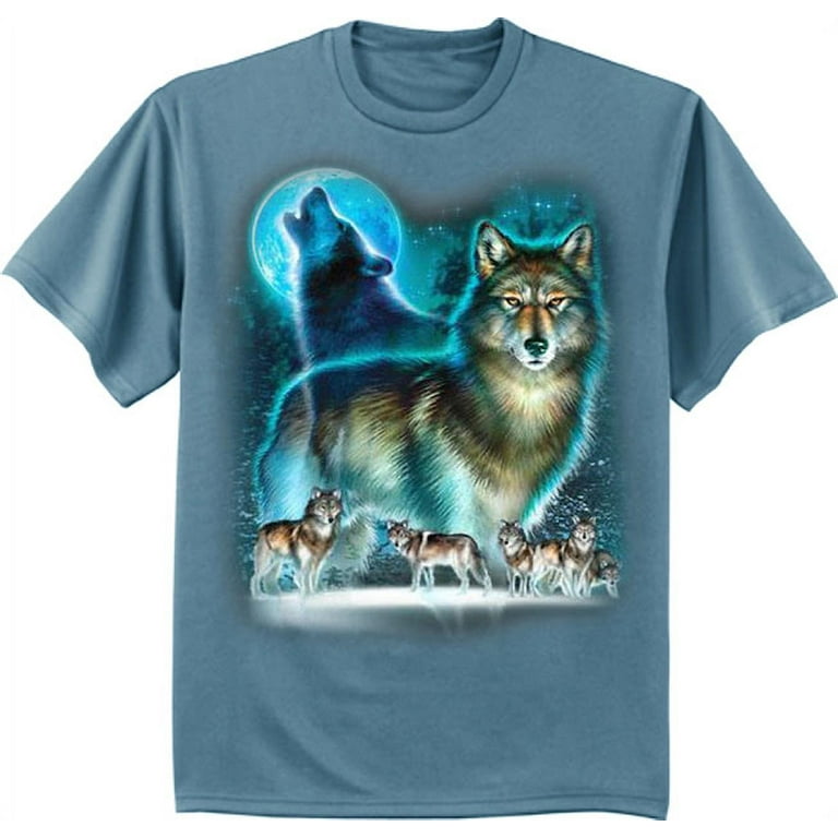 wolf t shirt walmart