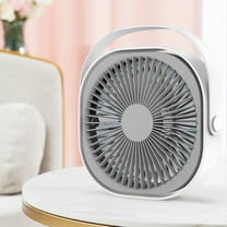 UttpKLBx Fan That Blows Cold Air USB Rechargeable Clooing Fan Handheld Fan Battery Operated Outdoor Portable Air Conditioner, Stand Air Conditioner (White)