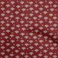 thumbnail image 1 of oneOone Cotton Cambric Maroon Fabric Block Diy Clothing Quilting Fabric Print Fabric By Yard 56 Inch Wide, 1 of 1