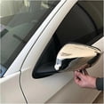 thumbnail image 4 of Applicable to Compatible For Peugeot 301 2012-2018 Car Sticker Rearview Side Mirror Cover Wing Cap Exterior Door Rear View Case Trim Silver Chrome Shell, 4 of 6