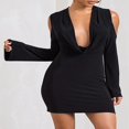thumbnail image 4 of Robe de Soirée Décontractée à Épaules Dénudées pour Femmes en Bodycon Design, 4 of 6