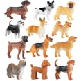 thumbnail image 4 of WORGEOUS 12 PCS Niños RESINA RESINA Juguetes Figuras Modelos interesantes de perros Adorables Figuras de perros Suministro para niños, 4 of 8