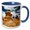 Blue/White, variant on 3drose, Hoodoo Formations in Goblin Valley State Park, Utah, 15oz Mug