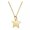 Gold, variant on 304 Stainless Steel Gold Pendant Chain Star 16.3'' Bead Necklace 1mm Lobster Clasp P377