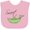 AD-Pink, variant on Inktastic Sweet Pea Girls Baby Bib