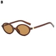 thumbnail image 1 of Retro Oval Frame Glasses - Stylish Design, Compact & Lightweight, Suitable for All Face Shapes, 1 of 1