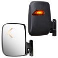 thumbnail image 1 of Yescom 2pcs Universal Golf Cart Rear View Folding Side Mirror with LED Indicators Fits for EZGO Club Car Yamaha, 1 of 11