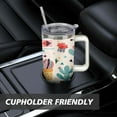 thumbnail image 7 of Cactus 40 Oz Tumbler with Handle Lid and Straw, Stainless Steel Double Walled Vacuum Insulated Cup, Cute Anniversary Wedding Birthday Gifts Tumbler for Women Men Friends Outdoor Indoor, 7 of 7