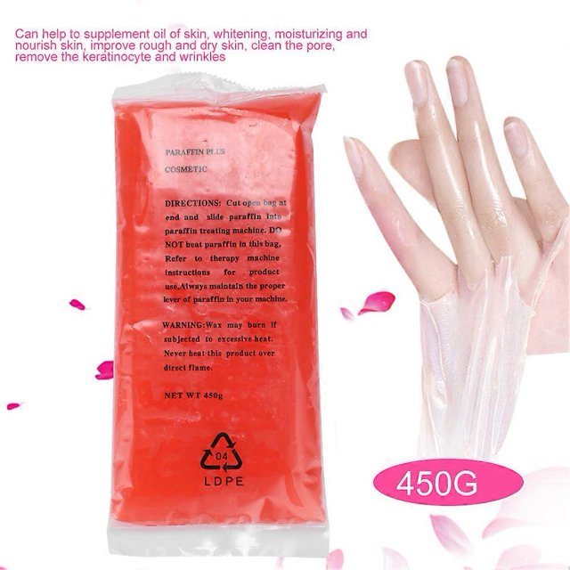 Paraffin Rose Feet Hand Wax Care Whitening Moisturizing Hydrating Warm Wax 450G