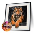 thumbnail image 2 of Pintura de diamante 5D DIY Kit de tigre de taladro redondo completo decoración del hogar arte artesanal Hugtrwg Para estrenar, 2 of 9