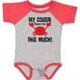 thumbnail image 3 of Inktastic My Cousin Loves Me Boys Boys or Girls Baby Bodysuit, 3 of 5