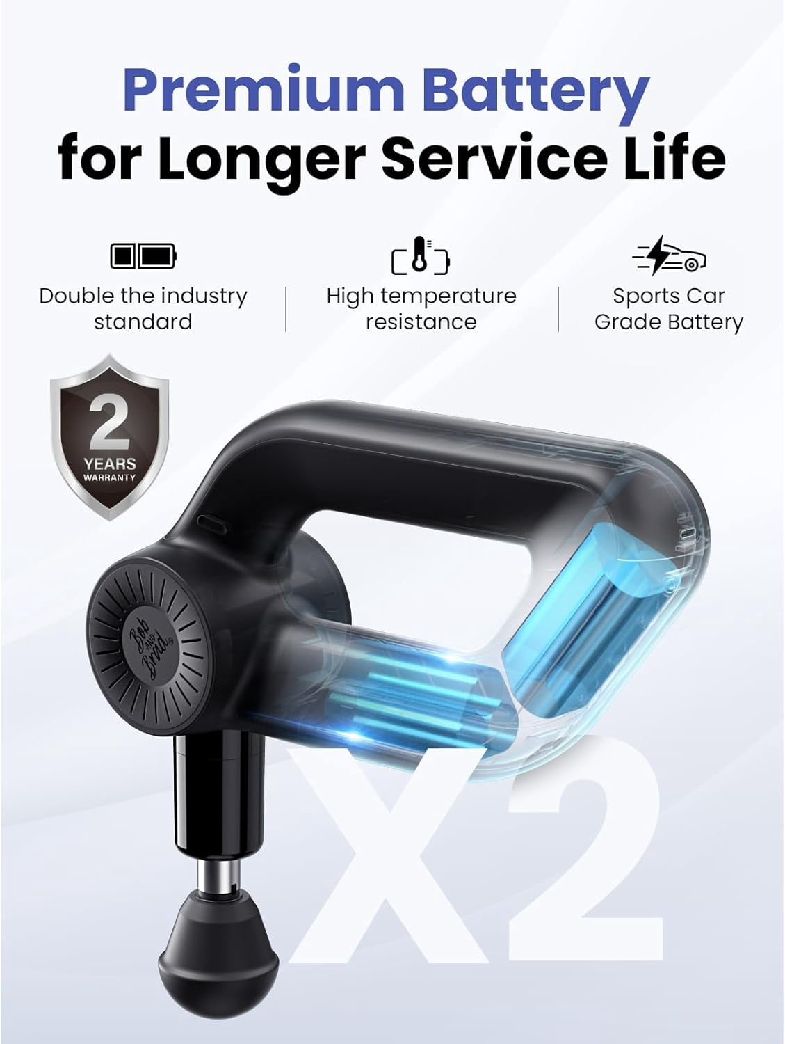 Pro Plus Massage Gun with Heat and D6 Pro Plus Massage Gun with Heat