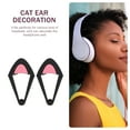 thumbnail image 2 of WORGEOUS 2 Pairs  of Cartoon Cat Ear Design Headphone Decorations Headset Ornaments, 2 of 8