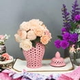 thumbnail image 6 of Ceramic Ginger Jar Decorative Jar Storage Jar Vase Decor Multi Purpose Collection Floral Arrangement Flower Vase Decorative Vase for Office 15cmx15cmx28cm, 6 of 8
