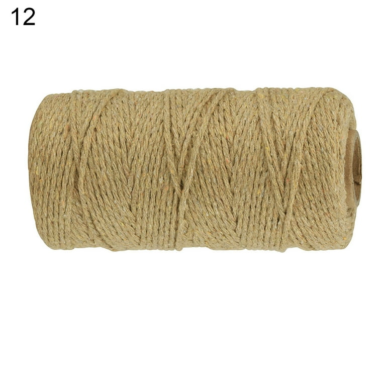 Zig 1 Roll 2mm Macrame Cord Colorful Colorfast Soft Twisted Cotton Rope Macrame Yarn for Knitting, Adult Unisex, Size: One size, 12