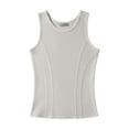 thumbnail image 5 of Workout Tank Tops Men Lightweight Breathable Slim Fit Stretchy Crewneck Muscle Sleeveless Shirt Athletic Gym Tanks, 5 of 6