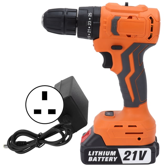 Taladro recargable sin escobillas con interfaz MT Taladro eléctrico de mano pequeña de doble velocidad Enchufe 100-240VUK
