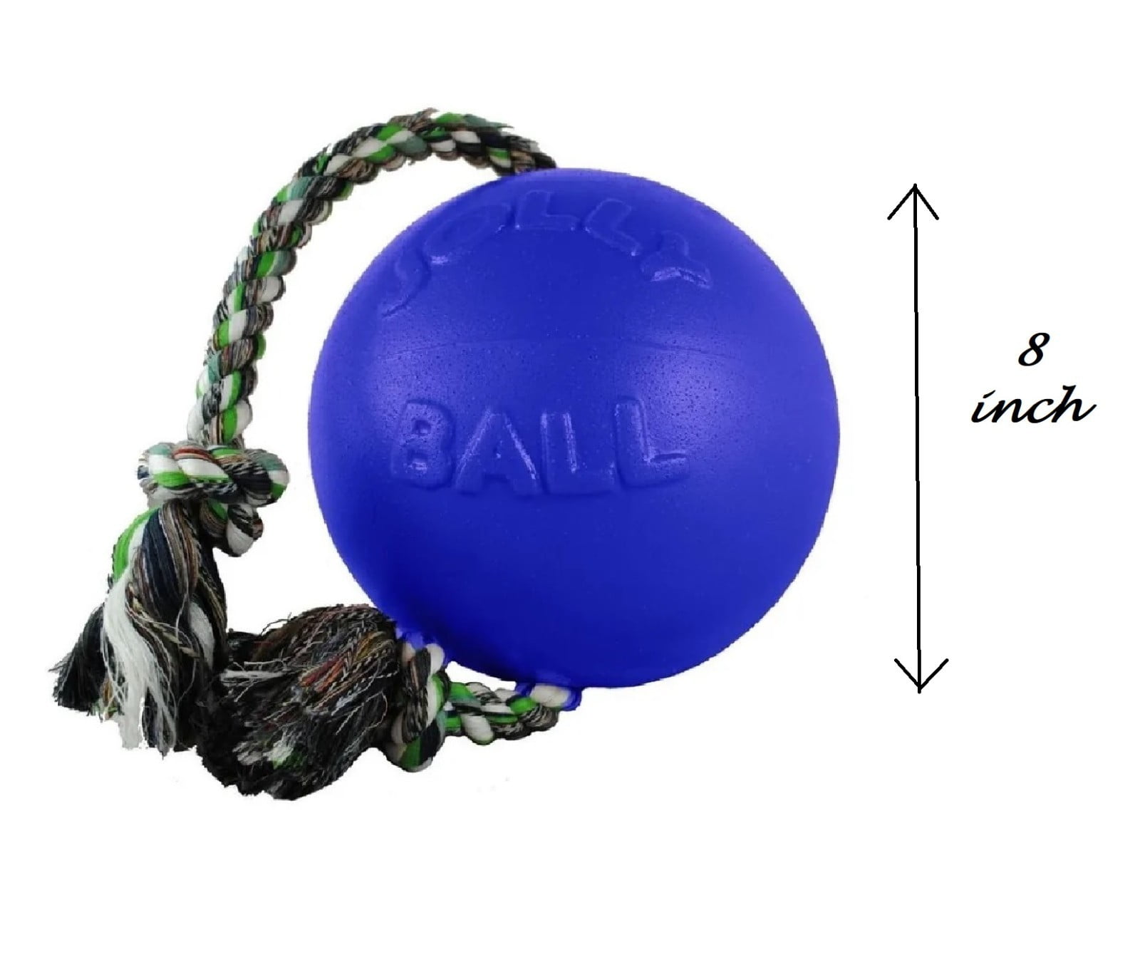 Floating Interactive Rope Dog Horse Toys Romp and Roll Dog Water Tug (Large - Blue)