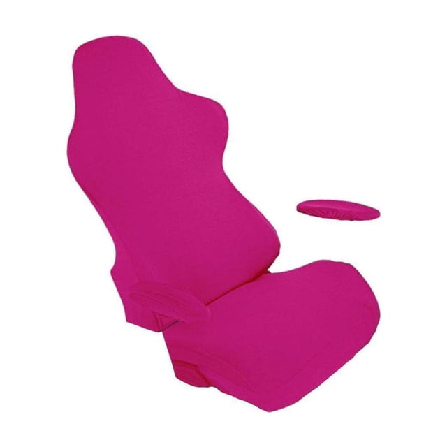 Gaming Chair Cover Soft for Rotating arm rest cover armrest Chair Reclining Racing Gaming Chair dark pink