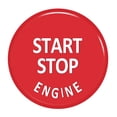 thumbnail image 2 of Cubierta del interruptor del botón del motor Start Stop para X5 E70 X6 3 Series (rojo brillante), 2 of 6