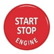 thumbnail image 2 of Cubierta del interruptor del botón del motor Start Stop para X5 E70 X6 3 Series (rojo brillante), 2 of 6