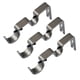 thumbnail image 5 of Juego de 3 piezas Sunnimix cortina poste barra soporte de pared gris, 5 of 7