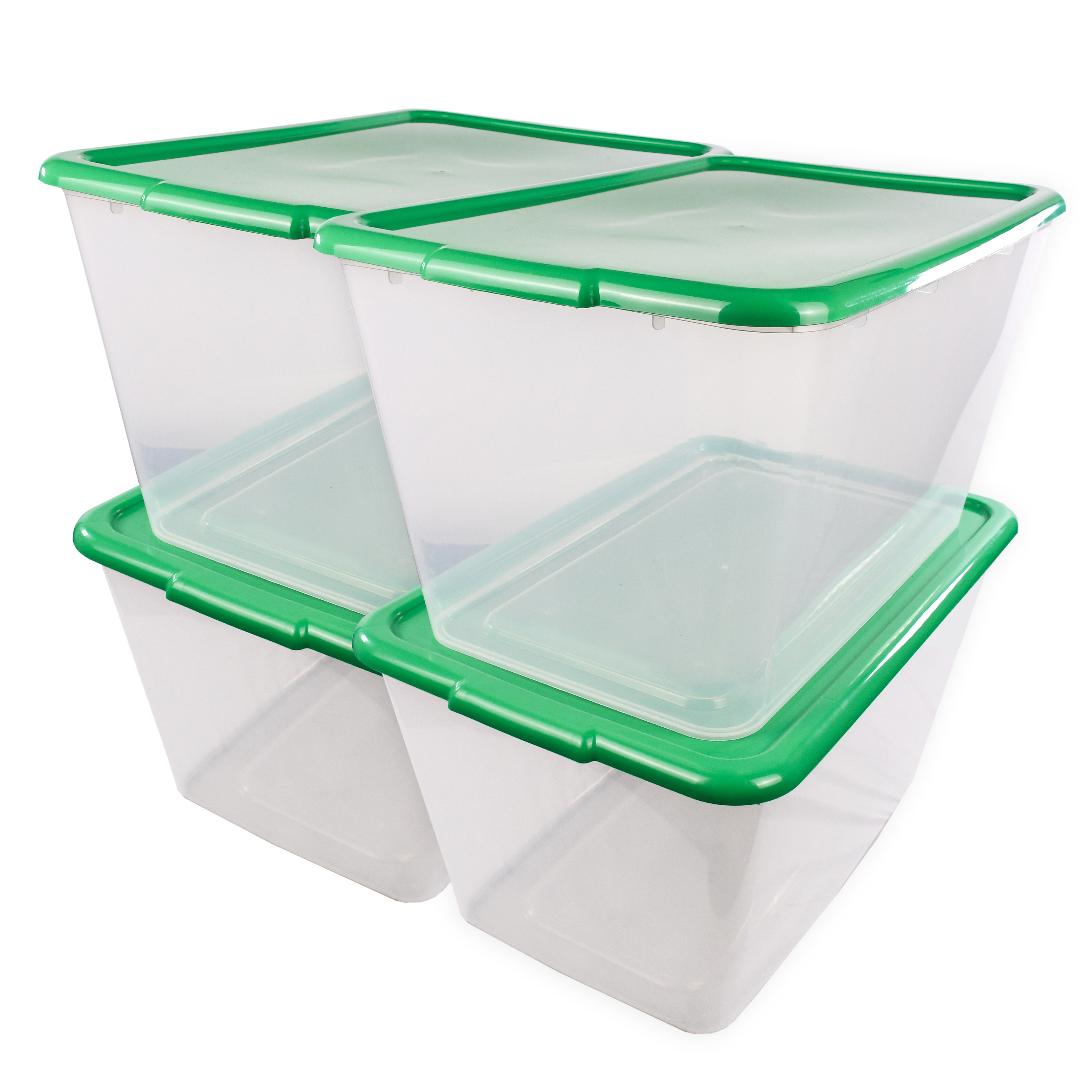 SimplyKleen 14.5Gallon Reusable Stacking Plastic Storage Containers