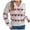 White, variant on Scyoekwg Sweaters for Women Warm Casual Knitted Sweater Heart Print V-Neck Sweater Long Sleeve Fall Winter Clothes Pullover Sweaters(Khaki,S)