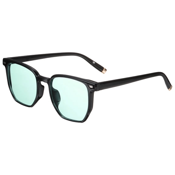 Sunglasses for Women Men, PC Square Sunglasses, Green