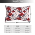 thumbnail image 2 of Kdxio Cotton Pillow Cases 16"x24" Pillowcases,Soft and Breathable Bedroom Pillow Cases-Lilies Flowers, 2 of 8