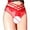 Red, variant on Bigersell Plus Size Panties Clearance Period Panties Women Seamless Panty Style P-115 Polyester Bikini Panties Ladies Thong Briefs High Waist Women's Bikini Panties Blue L