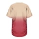 thumbnail image 4 of Tops Cortos para Mujeres, Cintura Plisada Cuello Redondo Tamaño Grande Camiseta de Manga Corta Top Casual Hecha de Estante de Imitación, Camisetas Casuales de Mujer, 4 of 6