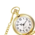 thumbnail image 2 of Reloj de Bolsillo Fernando de Cuarzo Clásico Acero Inoxidable con Cadena 4.5 cm, 2 of 6