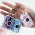 thumbnail image 2 of Sanrio-Llavero Kawaii Hello Kitty Kuromi My Melody Cinnamoroll Heart Camera, accesorios de Anime de dibujos animados, regalo para niñas Fivean unisex, 2 of 2