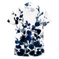 thumbnail image 5 of Cameland T-Shirt Décontracté d'Été pour Femmes à Manches Courtes Col Rond Boutonné Blouse Chandail Tops, 5 of 5