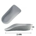 thumbnail image 2 of Gray Foot High Cushions,1In Orthopedic High Pads,Insoles Height Increase,Arch Support Height Increase Insoles for Men and Women (1 Pair), 2 of 6